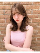 salon de MiLK 札幌大通店【サロン ド ミルク】 20代30代40代/可愛くなれるくびれヘアベージュカラー!