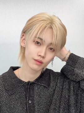 ジーナ 天神(Zina) 韓国ヘア/シースルーセンターパート【メンズサロンZina天神】