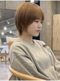 大人ボブ/ダークグレー/髪質改善/白髪ぼかし/ショートカット登戸