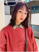 グランジパーマ×ラベンダーカラー