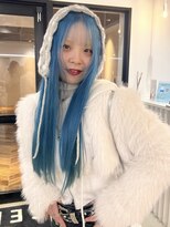 ヘアサロン セロ(Hair Salon SERO)&nbsp;ハイトーンカラー/ダブルカラー/ブルー/水色/ケアブリーチ