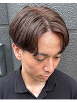 フリーク バーバーショップ 都島店(FREAK BARBER SHOP)&nbsp;女子ウケセンターパートブラウンカラー