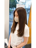 ビーアップヘアー(be:up hair)&nbsp;縮毛矯正カラー同時施術の艶ロング