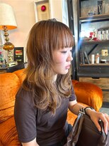 フルアヘッド(FULL A HEAD)&nbsp;レイヤーカット/レイヤー/波巻き/ベージュ/ミディアム/20代/30代
