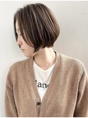 脱白髪染め/白髪ぼかしカラー/40代/50代/明るい白髪染め/d