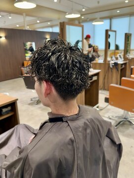 ビスポーク(BESPOKE) メンズパーマツイストスパイラル×韓国風マッシュ束感
