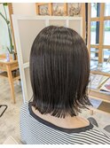 髪質改善プラチナカラー×グレーマット