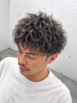 メンズ ラピス(Men's Lapis) シャドーパーマ 大人ショート メンズパーマ