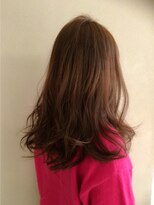カラーニットに似合う☆春のピンクブラウンカラー 担当 伊原