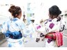 浴衣&ヘアセット【花火大会などのお着付け】※電話予約のみ ￥12000
