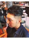 メンズオシャレバーバー風ビシカジショート