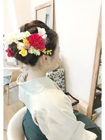 ロカット サロン(Roquat Salon)&nbsp;卒業式袴華やかロングアップ【ヘアセット　立川/立川南/浴衣】