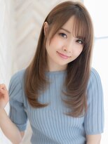 ローマ ギンザ(ROMA Ginza)&nbsp;『ROMA』小顔斜めバング×大人かわいいナチュラルレイヤーロング