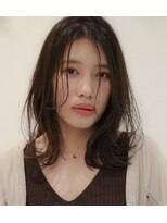 ロンドアベニール 北千住(Lond avenir)&nbsp;耳かけでも可愛い☆外ハネミディアムスタイル　西田大樹