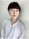 シルエット◎マッシュショート