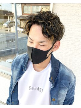 ラポードヘアークラフト(RAPPORD hair craft) ハイライトスパイラル