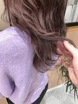 テラスヘア 新潟駅南(TERRACE hair)&nbsp;ダメージレス艶髪ピンクラベージュ(ブリーチ1回)
