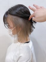 ヘアープレイス ピリオドアック(Hair Place .Acc) インナーカラー×ホワイト系カラー☆