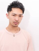 ルックグッドストア(LOOK GOOD STORE)&nbsp;束感ショートマッシュパーマウルフ波巻きハイライト250