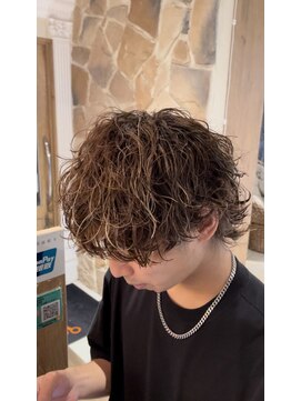 ヘアリゾートエーアイ 浅草店(hair resort Ai) 束感波巻きパーマ、ハイライト ウルフ/浅草/浅草駅