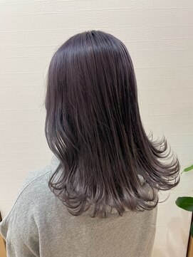 オーリーヘアー(Olliy hair) 外ハネミディアムニュアンスカラー/20代30代40代50代