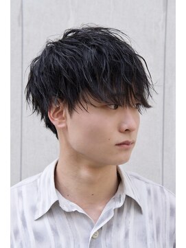 メンズフィール 南森町(MENS FEEL) ゆるふわモテマッシュ　ツイストスパイラルパーマ