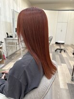 イースタイルコムズヘア 柳通り店(e-style com's hair)&nbsp;#ベージュピンク#ハイトーンカラー#ストレート#20代・30代
