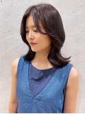 イノアカラーで作る艶カラー フェイスレイヤーで小顔効果◎