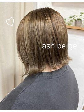 ヘアーチェリーコーク ランプ(HAIR CHERRY COKE Lamp) ◯明るめアッシュベージュ