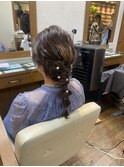 編みおろしアレンジ