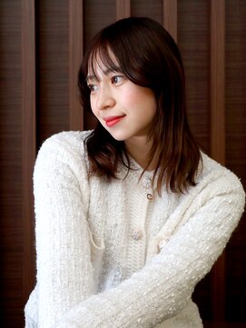 セシルヘアー 神戸元町店(Cecil hair) ゆる巻き/鎖骨ミディ/顔周りレイヤー/モテ髪