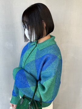 リンネ(Lin'ne) the bob/切りっぱなし/暗髪