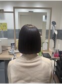 おさまりボブヘア