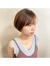 【頭皮に優しいオーガニックカラー♪】　カット＋カラー　￥8500