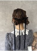 ゆるふわリボンツインアレンジ