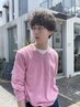 【1drink付!】メンズカット＋波巻きパーマ＋5stepトリートメント ￥19,800