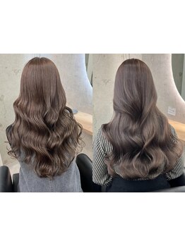 【カラー＋TR\8,900】上質Aujuaトリートメント!!最高級の極潤ケアで憧れの美髪に［梅田/オージュア］