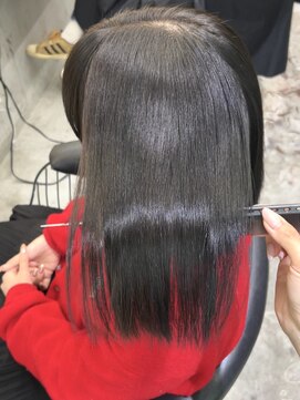 ロンド 表参道店(Lond) ミニウルフレイヤーカット顔周りカット前髪カット韓国ボブ