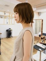 アエル 川西能勢口本店(aeru)&nbsp;大人可愛いくびれボブ【川西能勢口駅】