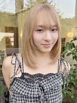 ユキ 八事(yukii) ミルクティベージュ/透明感カラー/ブリーチ/八事