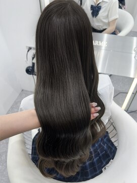 ラルム 新宿(LARME SHINJUKU) ☆大人気オリーブカラー×透明感ケアカラー☆髪質改善/韓国へア