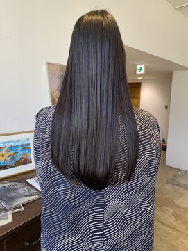 ヘアーアイストゥーレ(HAIR ICI TRE) 髪質改善 ストレートパーマ ロング
