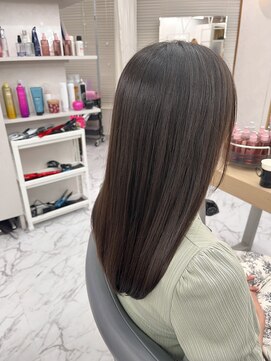ユアーズヘア 新宿三丁目店(youres hair) オリーブブラウン