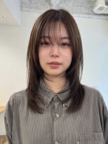 マルケ ドゥ マッシュ(MaruQuee de mashu)&nbsp;レイヤー/ラウンドバング/ハッシュボブ/韓国/ボブ/梅田