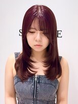 スタイル 相模大野(STYLE)&nbsp;ダークレッドラベンダー×顔周りレイヤー♪
