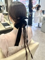 シロ(SiLO)&nbsp;ベロアリボン×カチモリヘア