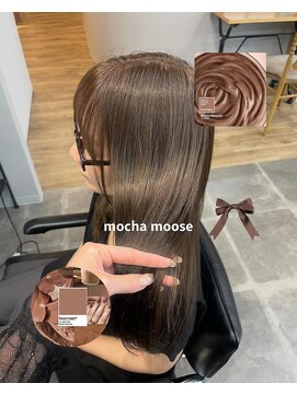 カノエ(canoe) モカムースレイヤーカット顔周りレイヤー 30代【西新大濠荒戸】