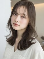 リル バイ フレイムス 川口(Lilou by Frames)&nbsp;透明感×抜け感/20代30代グレージュくびれレイヤー川口