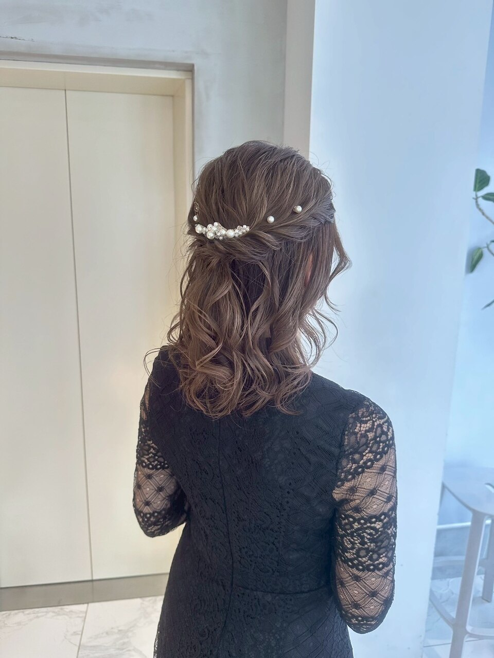 入佐/ヘアセット>上品な大人ハーフアップ/結婚式ヘアセット