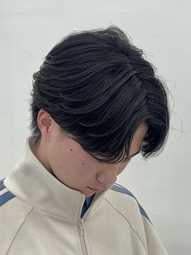 アウラ(AURA) フェザーパーマ/フェザーショート/メンズパーマ